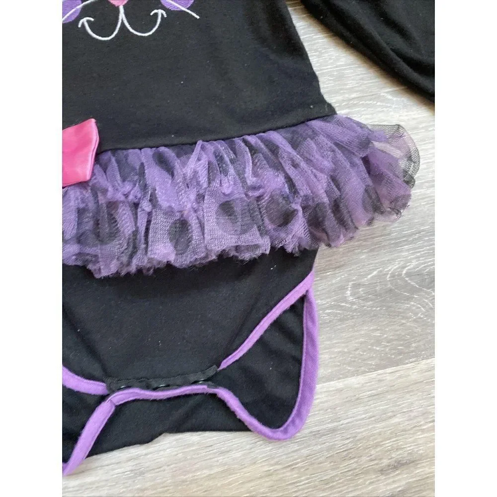 Black Cat HALLOWEEN ~ Infant CREEPER BODYSUIT ~ Sz